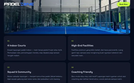 Padel Zone - Facilities & courts