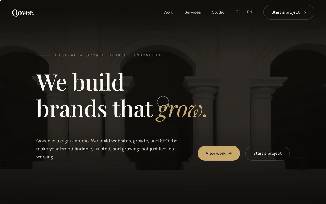 Qovee - website cinematic built in 8 hours by Sagara Ruang