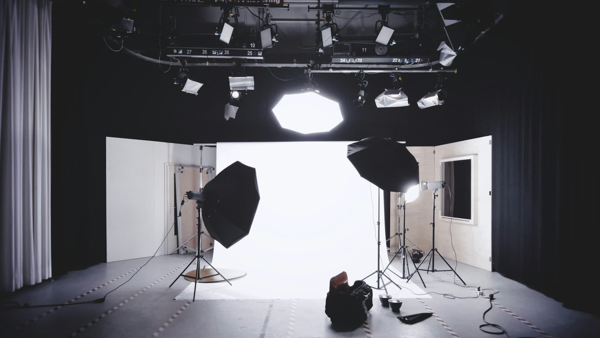 Professional photography studio with lighting setup - Sagara Ruang